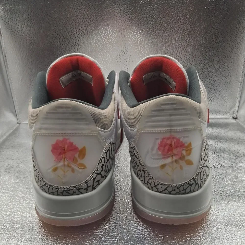 Jordan Men's White and Grey Trainers